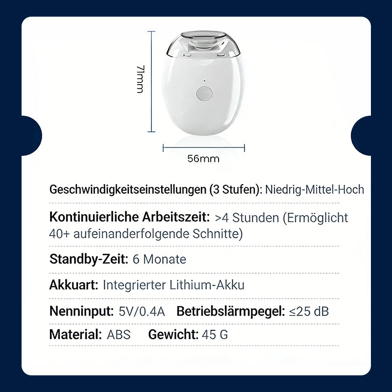 💅✨ Universeller automatischer Fingernagelschleifer für Erwachsene und Kinder 👶🔧