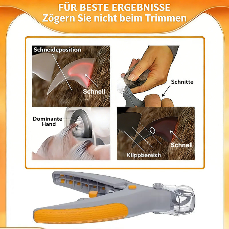 🏆 Über 50.000 verkauft! – Fast ausverkauft 🔥🎁 LED-Haustier-Krallenschneider mit 5-facher Vergrößerung