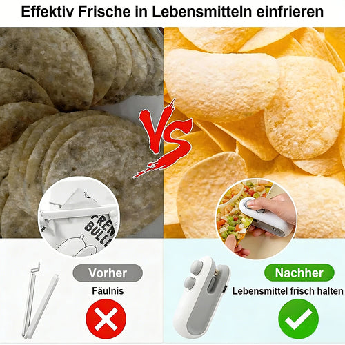 🔥 Mini-Beutelverschweißer mit Schneider & Magnet