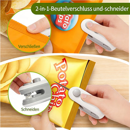🔥 Mini-Beutelverschweißer mit Schneider & Magnet