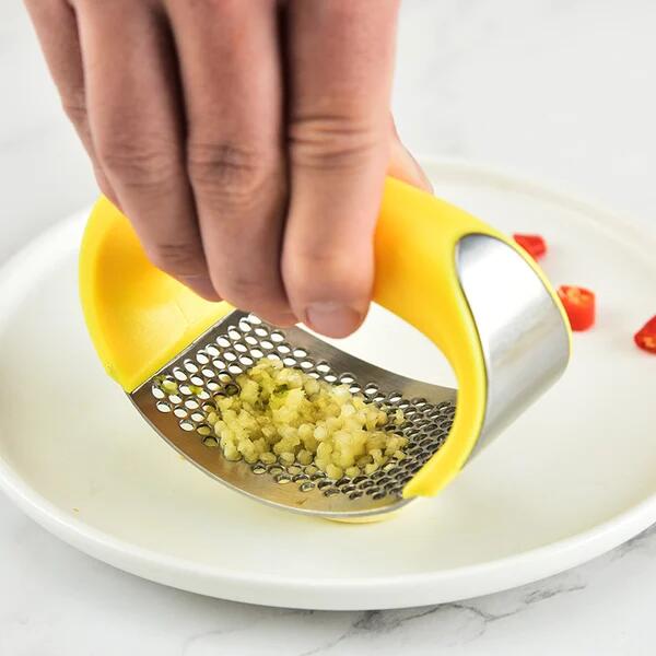 🔥430 Stainless Steel Ring Garlic Press