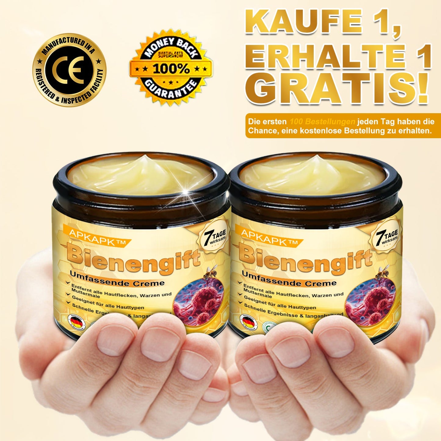 Hergestellt in Deutschland ✨✨AРKAРК™ Bienengift Umfassende Creme