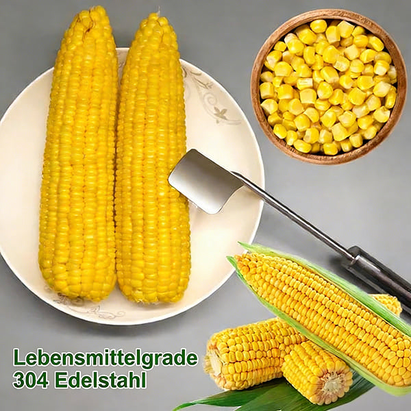 2026 Neu: Edelstahl-Maisentkerner mit extra langem Griff – 49 % RABATT