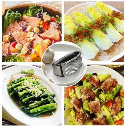 🔥430 Stainless Steel Ring Garlic Press